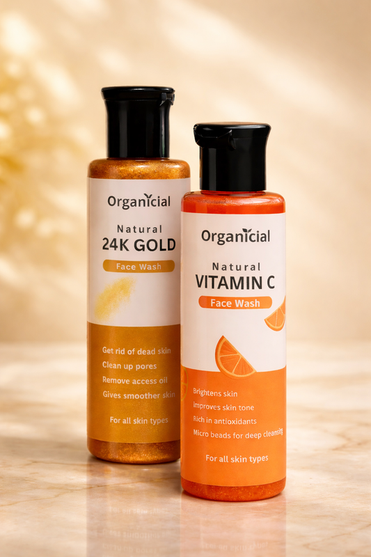 Organicial Dual Glow Face Wash Duo